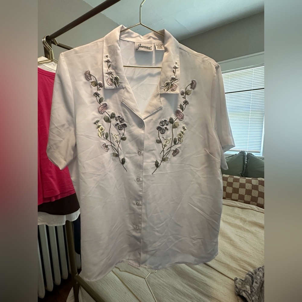 Vintage Short Sleeve Blouse
